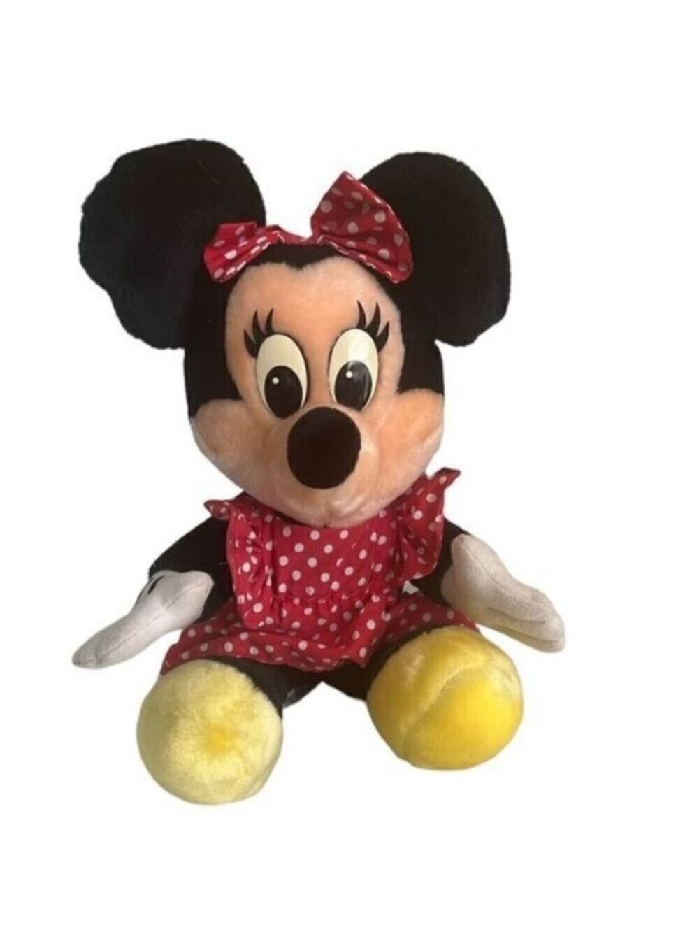 Disney Disneyland Walt Disney World Vintage Minnie Mouse Polka Dot Outfit‎ Plush